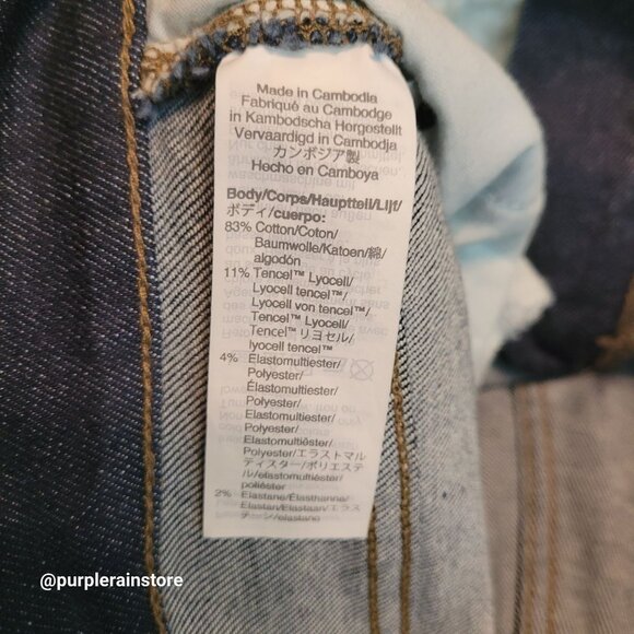 Madewell Jeans Size 28 Skinny 9" Mid Rise Tummy Control Woodland Wash MA938 - Picture 6 of 13